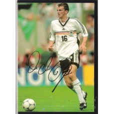 Signed picture of Dietmar Hamann the Germany footballer. 